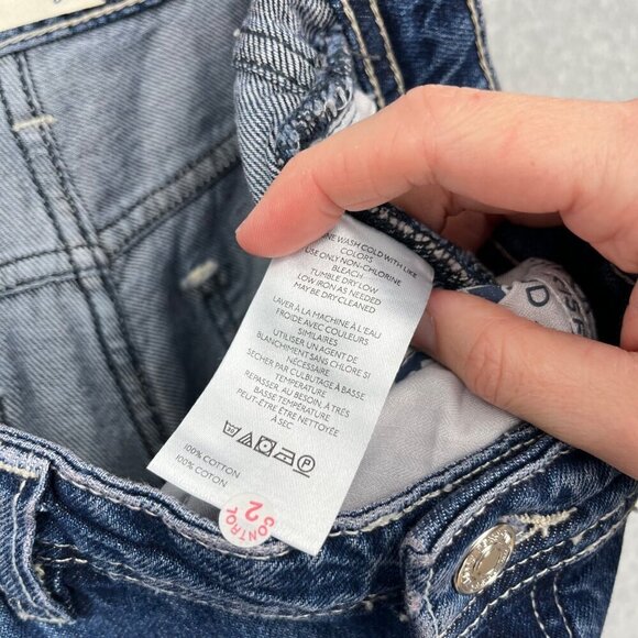 We the Free People Moxie Low Slung Pull On Barrel Jeans Size 29 Dark Romance NEW - Picture 10 of 15